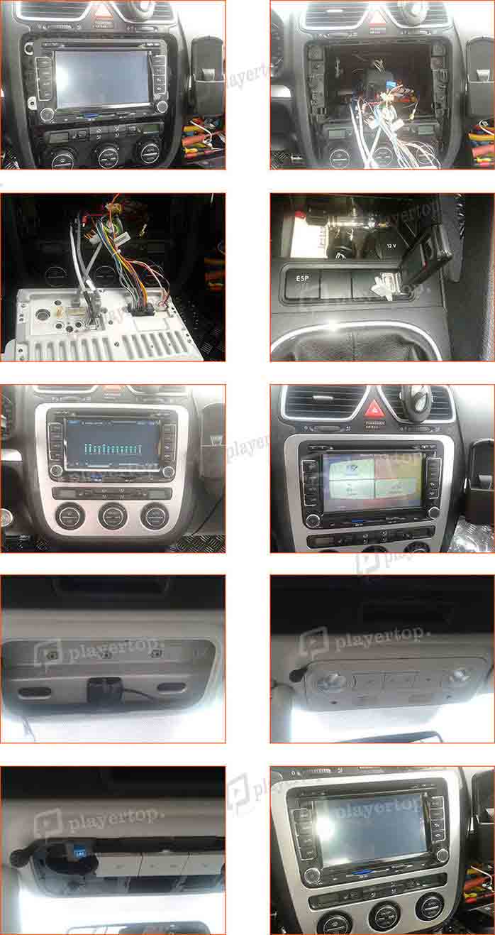 branchement autoradio volkswagen eos 2008